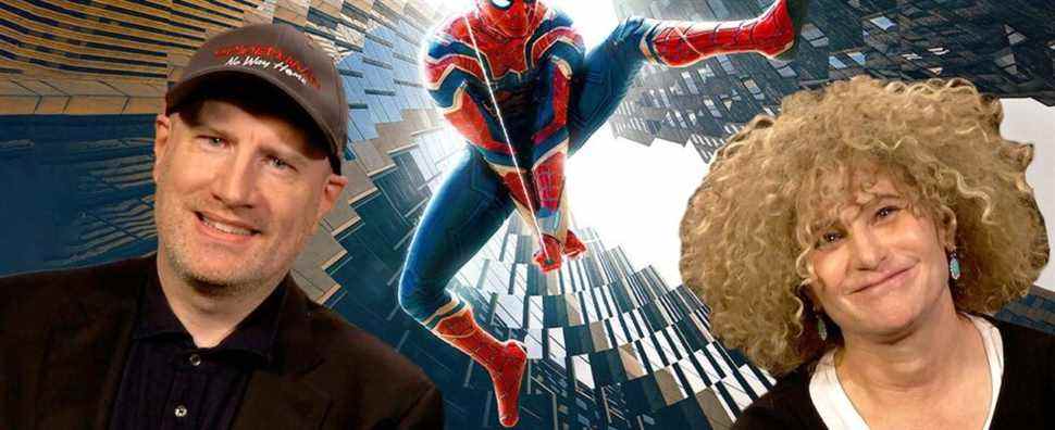 0:47Le producteur de Spider-Man a "jeté un sandwich" à Kevin Feige lorsqu'il a suggéré pour la première fois un film MCU Parker a rejoint le MCU, et même "a jeté un sandwich" chez Marvel's Kevin Feige à propos de l'idée.Spider-Man: No Way HomeSpider-Man: No Way Home