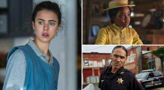 Best Underrated TV Performances 2021, Margaret Qualley in Maid, Thuso Mbedu in The Underground Railroad, and Zahn McClarnon in Reservation Dogs