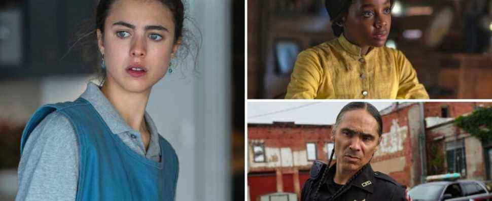 Best Underrated TV Performances 2021, Margaret Qualley in Maid, Thuso Mbedu in The Underground Railroad, and Zahn McClarnon in Reservation Dogs