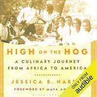 Un graphique de la couverture de High on the Hog: A Culinary Journey from Africa to America par Jessica B. Harris