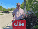Raj Saini a représenté la circonscription de Kitchener-Centre en Ontario depuis sa première élection en 2015.