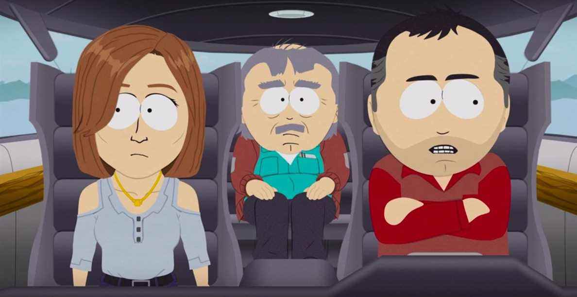 Stan, Randy et Alexa dans South Park Post Covid