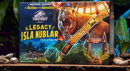 Jeu de société Jurassic World de style Legacy en route, aperçu exclusif de Polygon