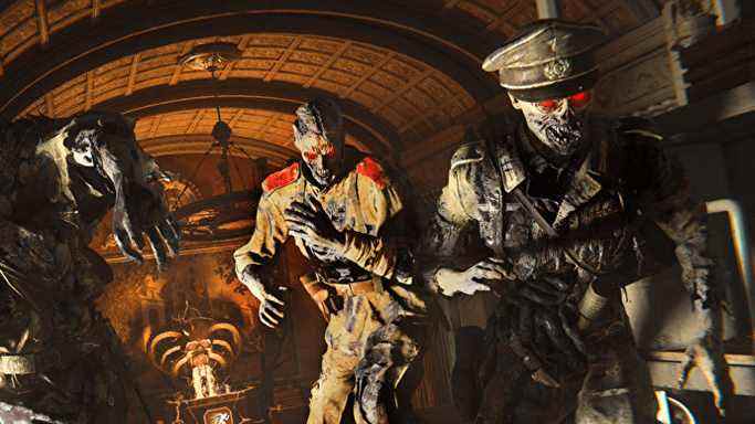 Zombies portant des uniformes d'officiers dans Call Of Duty: Vanguard.
