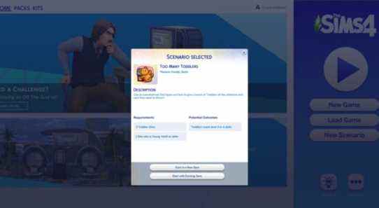 Les Sims 4: Comment terminer le scénario Trop de tout-petits