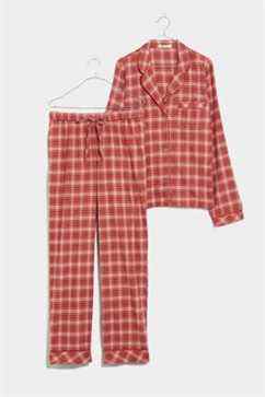 Madewell Flannel Bedtime Pyjama en Beiling Plaid