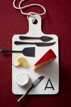 Planche à fromage et charcuterie en céramique Mason Alphabet