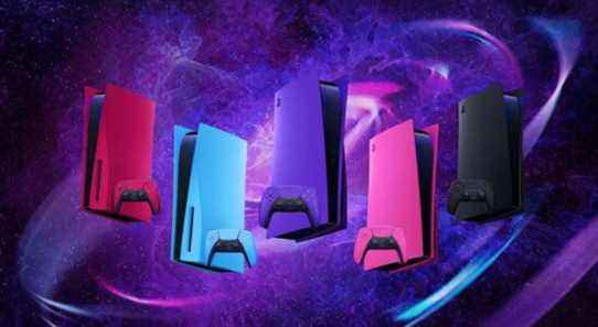 Les façades PS5 sont désormais disponibles en 5 nouvelles couleurs, pas seulement en blanc