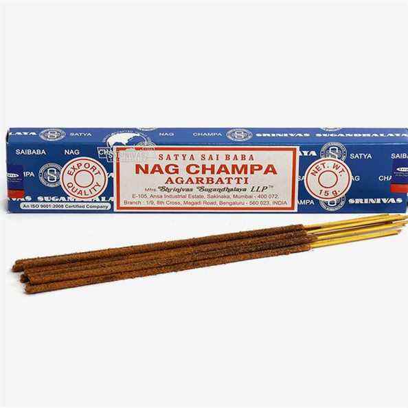 Bâtonnets d'encens Nag Champa (paquet de 3)