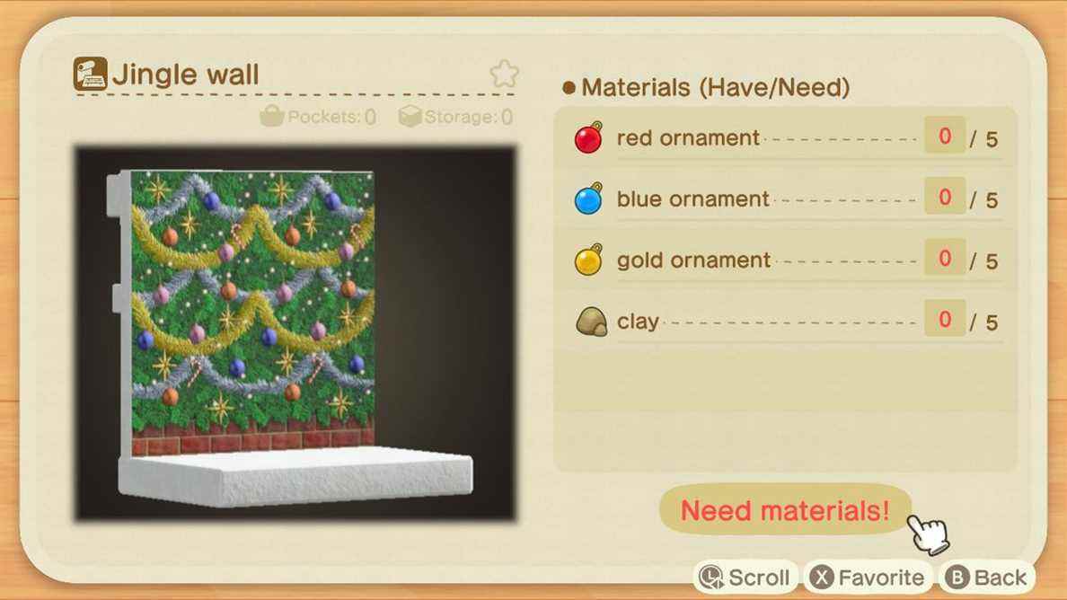 Une recette Animal Crossing pour un Jingle Wall