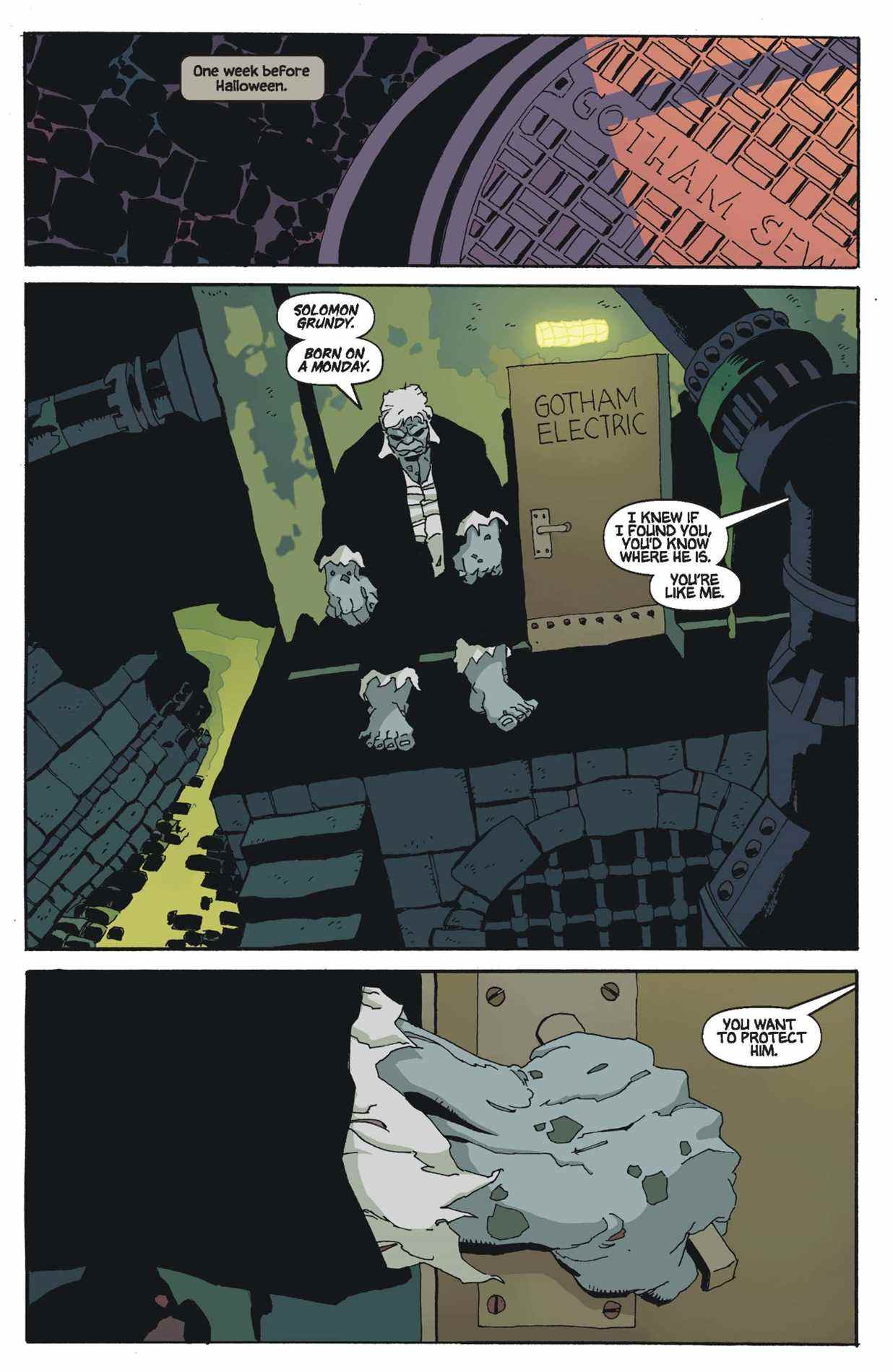 Page de Batman : Le long spécial Halloween #1