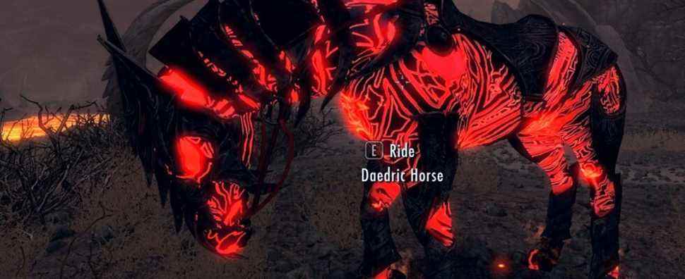Skyrim: Comment obtenir le cheval Daedra
