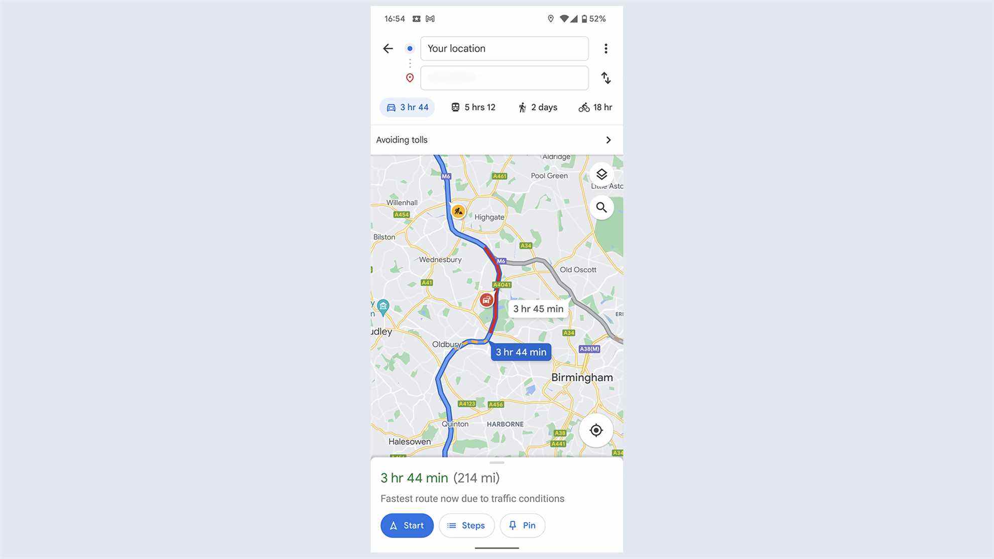 google maps visualisations de trafic en direct