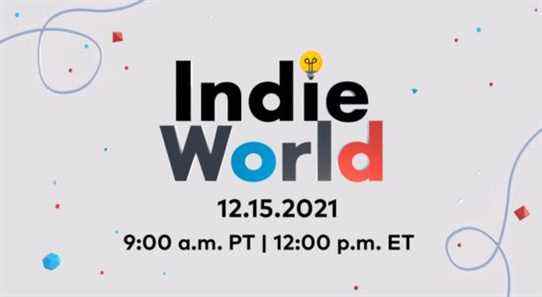 Indie World Showcase annoncé pour le 15 décembre 2021