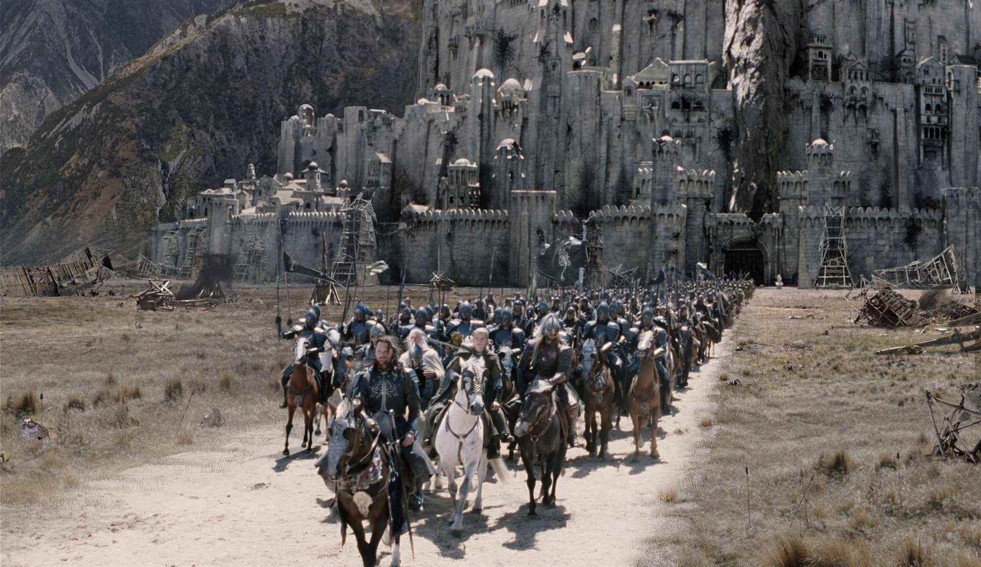 20e anniversaire Le Seigneur des Anneaux: Le Retour du Roi se termine toute la trilogie de films est une rétrospective de fin JRR Tolkien chute de l'homme déclin mort fin de l'âge