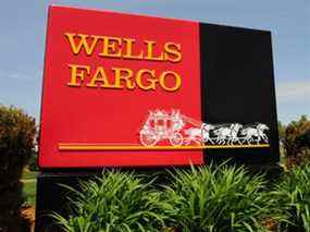Un signe pour Wells Fargo dans le Minnesota.