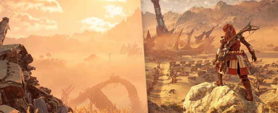 Horizon Forbidden West a l'air incroyable sur PS4, et nous ne devrions pas être surpris