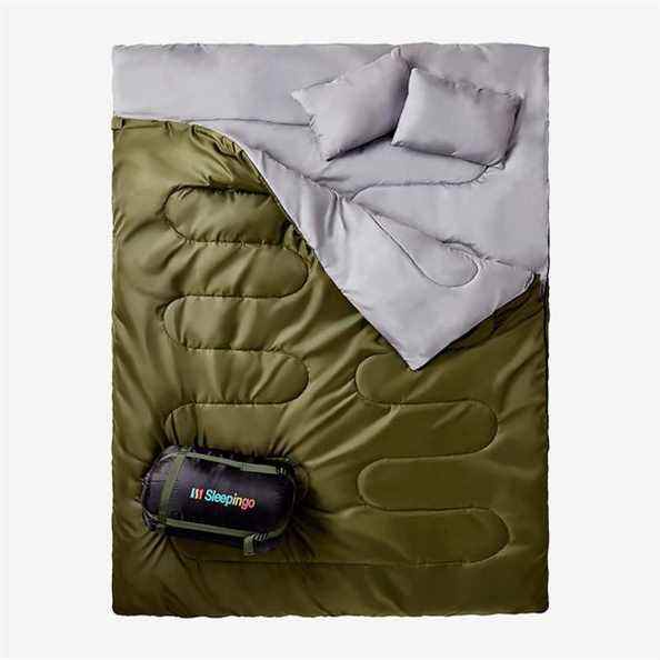 Sac de couchage double Sleepingo pour la randonnée, le camping ou la randonnée