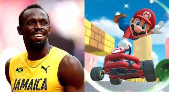 Le médaillé olympique Usain Bolt est un grand fan de Mario Kart