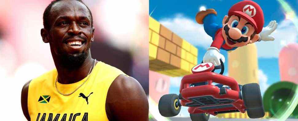 Le médaillé olympique Usain Bolt est un grand fan de Mario Kart