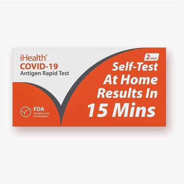 Test rapide de l'antigène COVID-19 iHealth