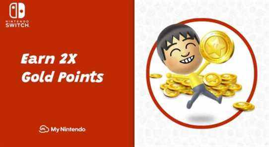 Promotion My Nintendo pour doubler les points d'or sur certains jeux Switch