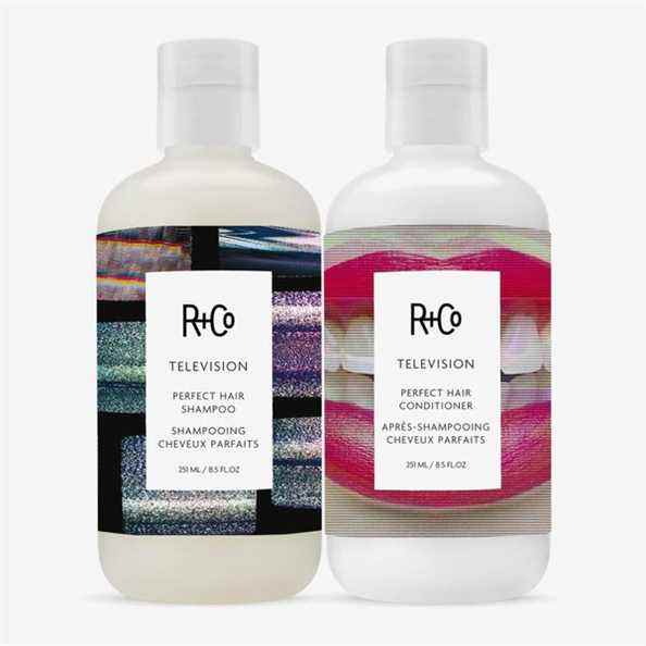R&Co.  Shampooing et revitalisant Television Perfect
