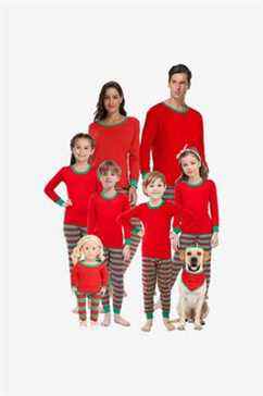 Pyjama de famille assorti CoralBee pour les vacances de Noël