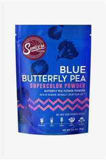 Suncore Foods Blue Butterfly Pea Supercolor Poudre (sac de 3,5 onces)