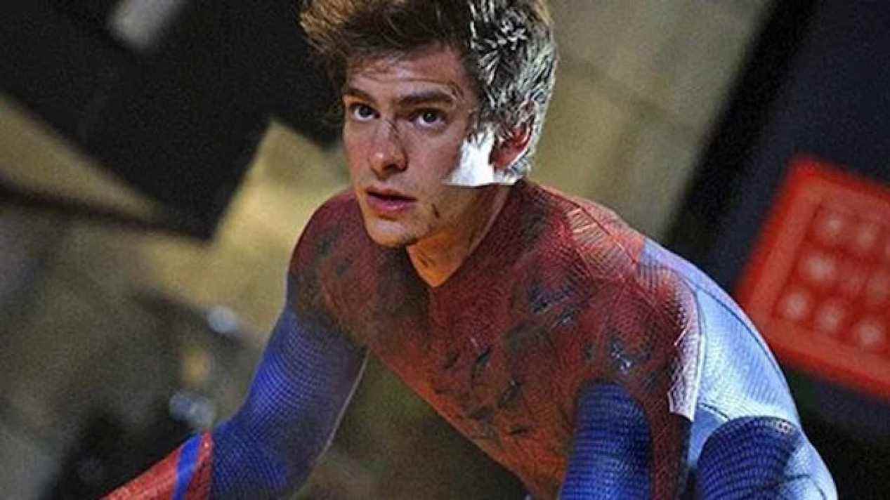 Andrew Garfield dans L'incroyable Spider-Man.