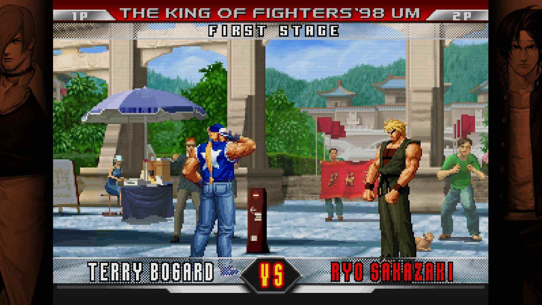 KOF '98 UM FE Terry contre Ryo