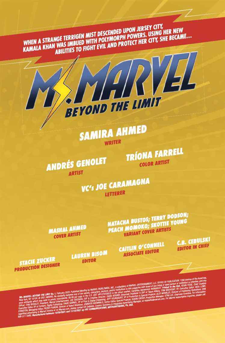Mme Marvel : Au-delà de la limite #1