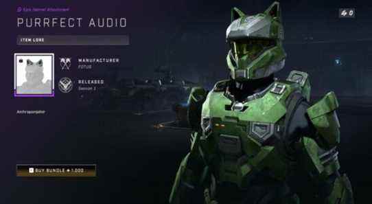 Vous pouvez désormais porter des oreilles de chat dans Halo Infinite, et c'est excellent