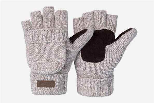 Mitaines en laine convertibles ViGrace Winter Knitted Mitaines