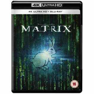 The Matrix 4K UHD et Blu-Ray avec illustrations de lapin