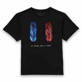 T-shirt unisexe Matrix Red Pill Blue Pill - Noir