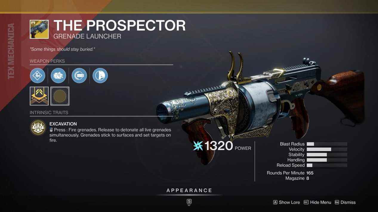 Contrôlez les points d'étranglement clés avec The Prospector, dont vous pouvez faire exploser les grenades à distance pour vous permettre de poser des pièges.