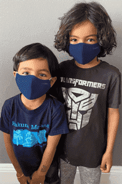 Masques Jaanuu Anti-Microbiens pour Enfants
