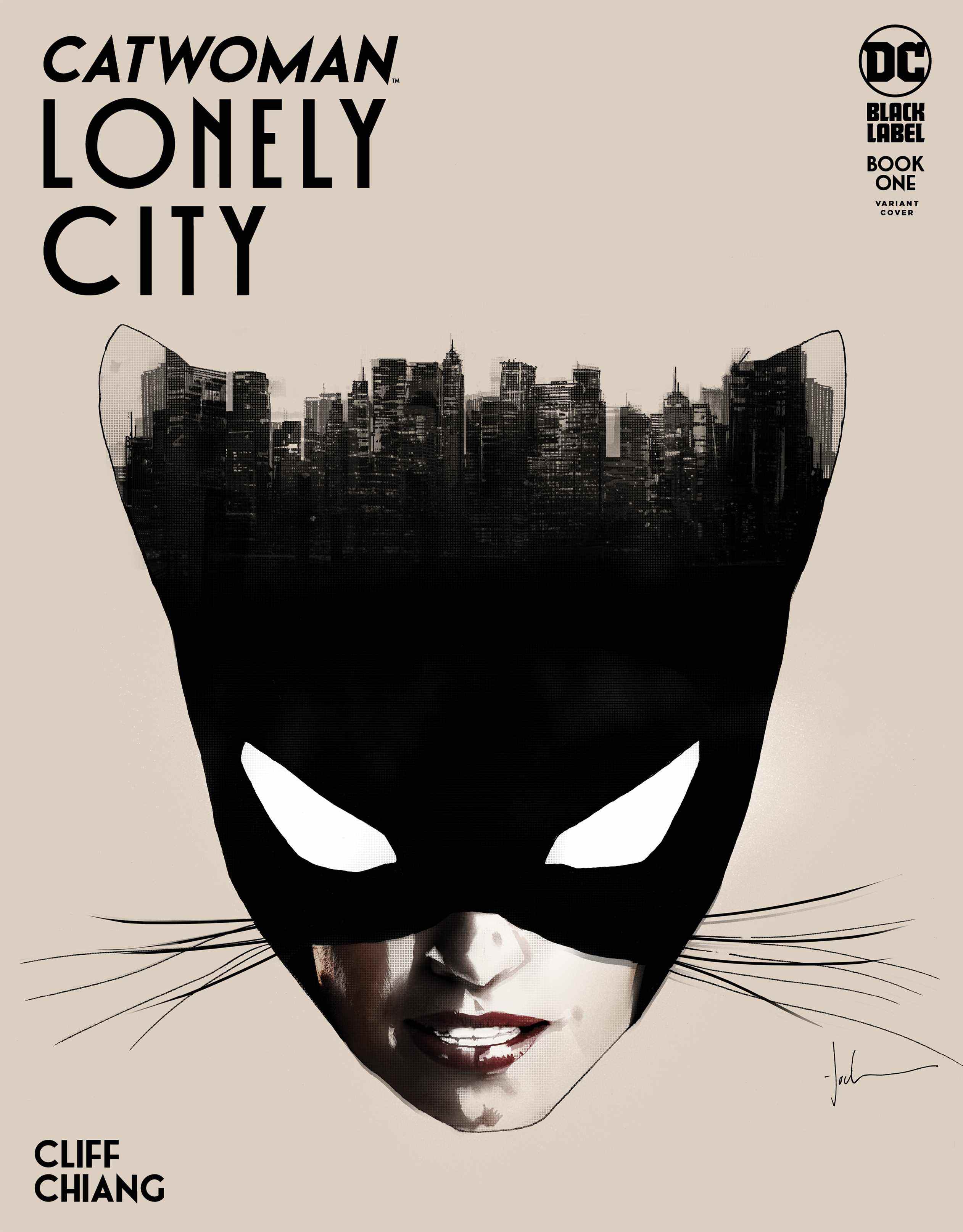 Catwoman: couverture variante Lonely City #1