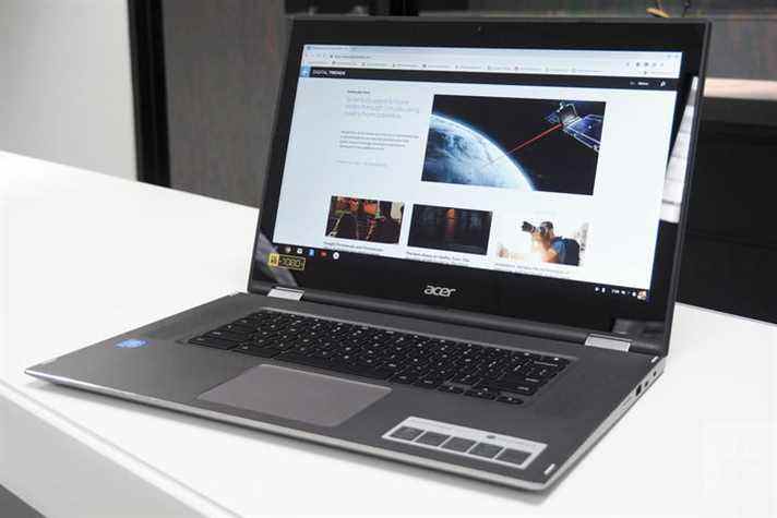 Test du Chromebook Acer 15 Spin