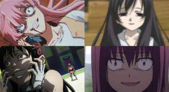 Anime: 9 meilleurs personnages féminins de Yandere