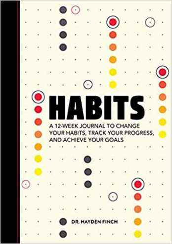 Couverture du livre Habits A 12‑Week Journal by Hayden Finch