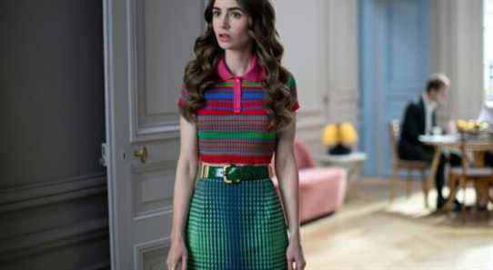 Emily in Paris Season 2 Netflix Lily Collins as Emily in episode 201 of Emily in Paris. Cr. Carole Bethuel/Netflix © 2021