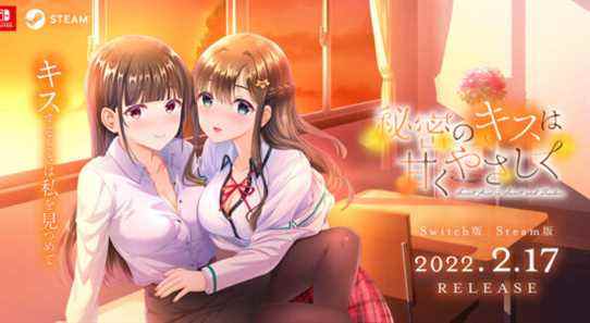 Secret Kiss Is Sweet and Tender est un roman visuel torride sur Switch, PC yuri