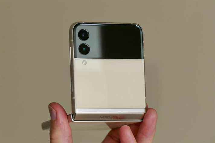 Module appareil photo du Galaxy Z Flip 3.