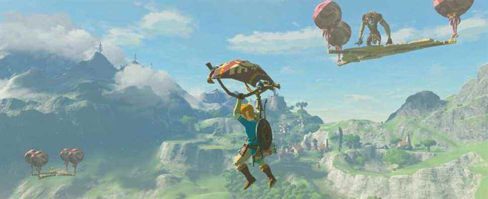 Zelda: Breath of the Wild - Comment obtenir le parapente