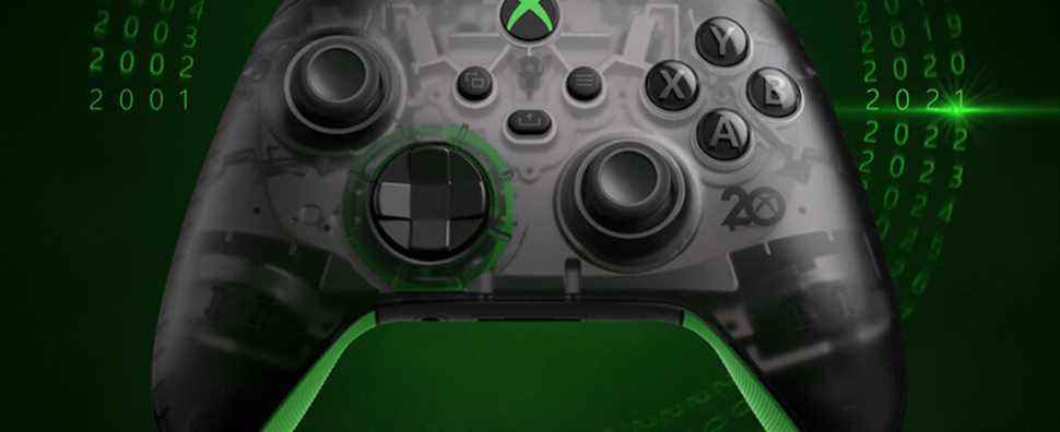 D'accord, le contrôleur translucide du 20e anniversaire de la Xbox a l'air plutôt cool