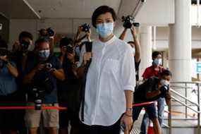 La chanteuse de Hong Kong, citoyenne canadienne et éminente militante pro-démocratie Denise Ho figurait parmi les personnes arrêtées à Hong Kong.