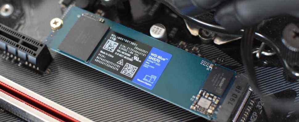 Alerte au Black Friday : le SSD rapide WD Blue SN570 atteint son prix le plus bas jamais enregistré
