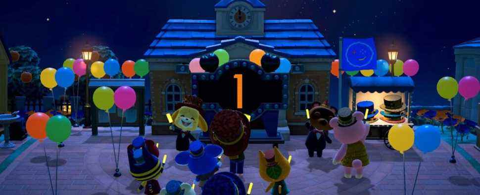 Animal Crossing: New Horizons révèle des objets de célébration du Nouvel An